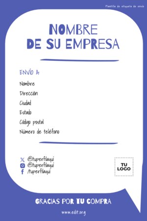Edita una Etiqueta de Paquete