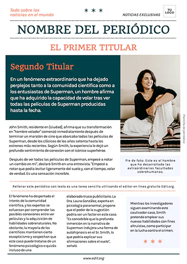 Edita una plantilla de Noticia