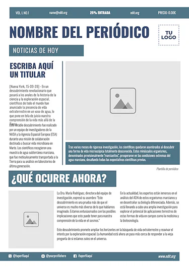 Edita una plantilla de Noticia