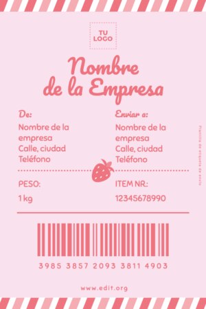 Edita una Etiqueta de Paquete