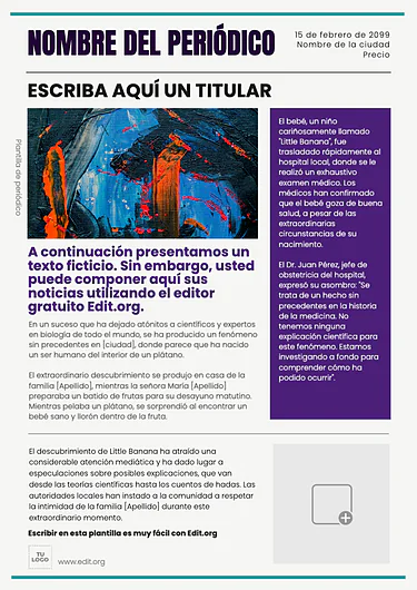 Edita una plantilla de Noticia