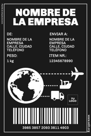 Edita una Etiqueta de Paquete