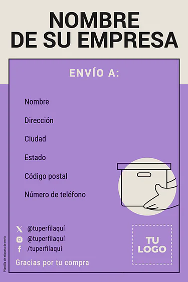 Edita una Etiqueta de Paquete