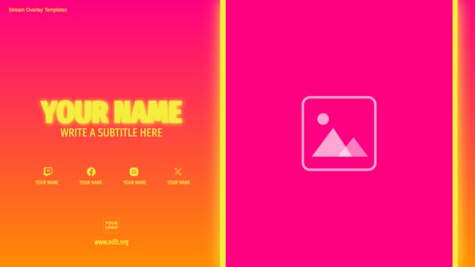 Bearbeiten eines Stream-Overlay-Layouts