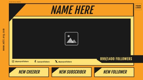 Bearbeiten eines Stream-Overlay-Layouts