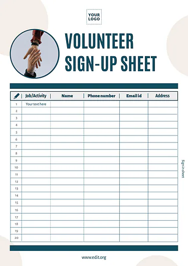Edit a Sign Up Sheet