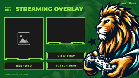 Bearbeiten eines Stream-Overlay-Layouts