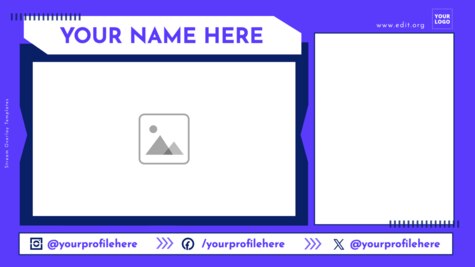 Bearbeiten eines Stream-Overlay-Layouts