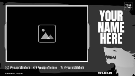 Bearbeiten eines Stream-Overlay-Layouts