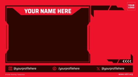 Bearbeiten eines Stream-Overlay-Layouts