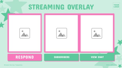 Bearbeiten eines Stream-Overlay-Layouts