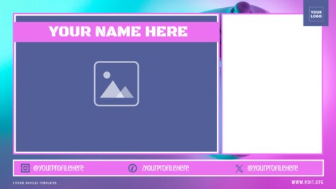 Bearbeiten eines Stream-Overlay-Layouts