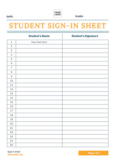 Edit a Sign Up Sheet