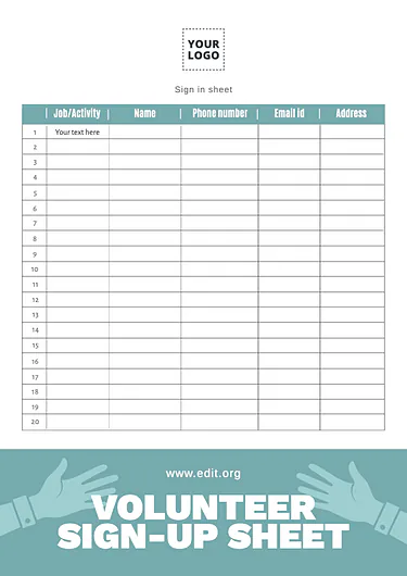 Edit a Sign Up Sheet