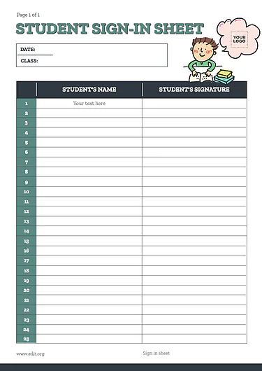 Edit a Sign Up Sheet