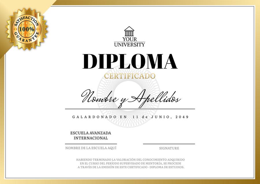 Ejemplo De Un Diploma Plantillas gratis de diplomas y certificados