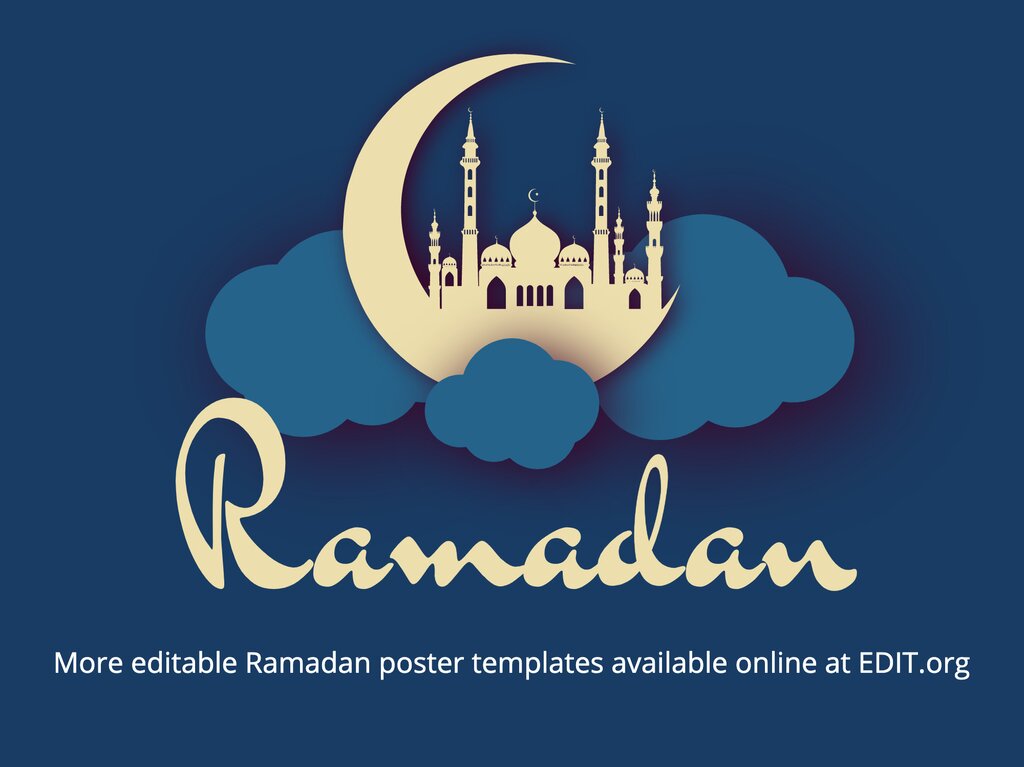 dans Struikelen String string Aanpasbare Ramadan Mubarak kaarten om af te drukken