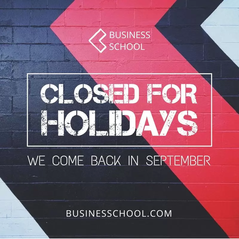 facebook post closed for holidays