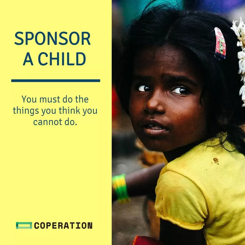 ngo sponsor a child template 