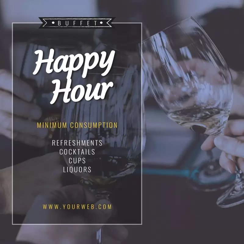 happy hour template 