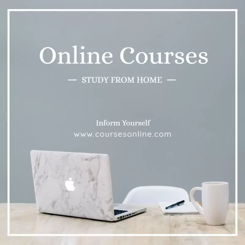 online course template 