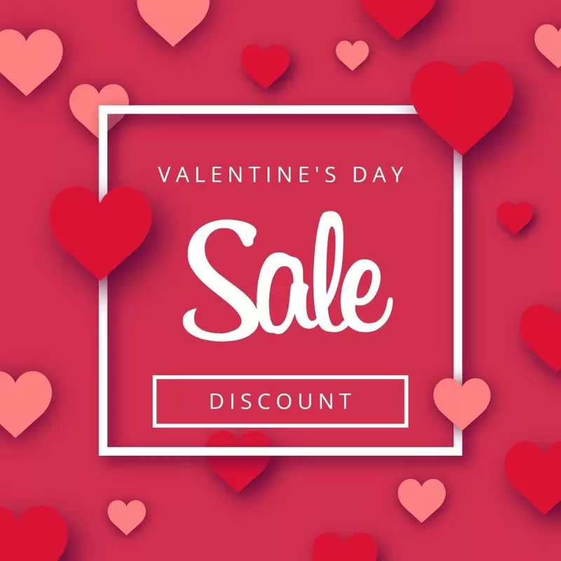 special sale valentines day
