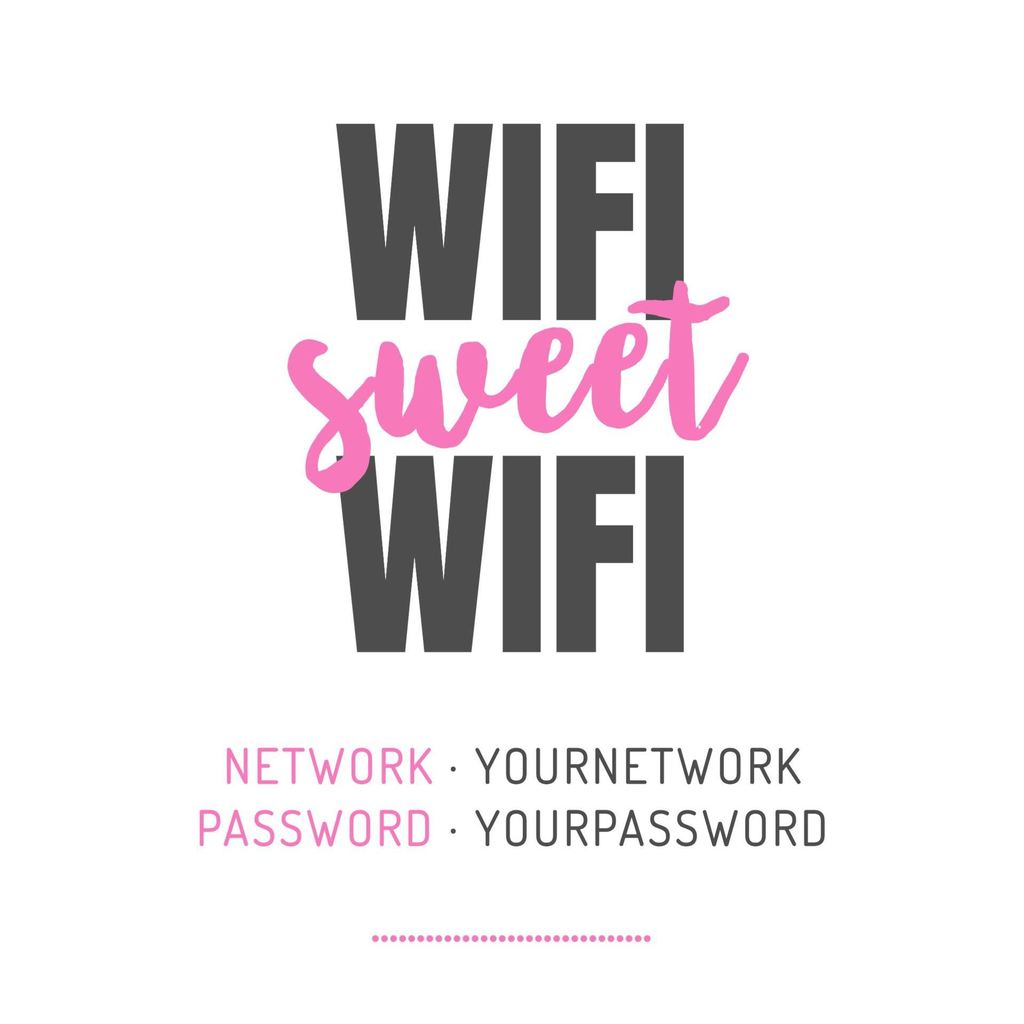 Free Wifi Posters For Printing