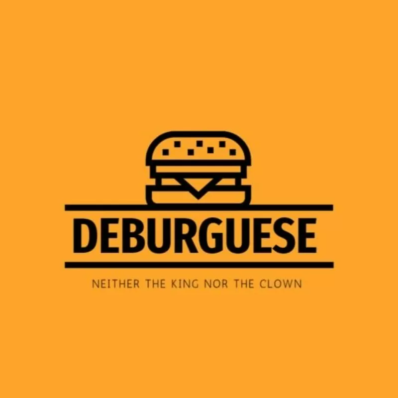 modèle de logo burger