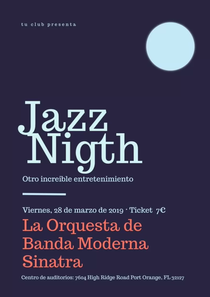 noche de jazz cartel