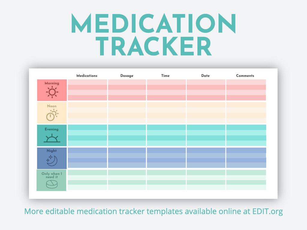 Weekly Medicine Checklist Calendar Printable Calendar Template My