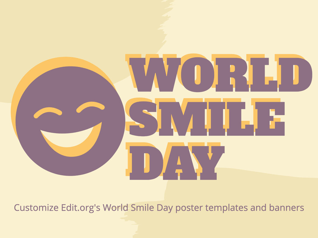 world-smile-day-poster-templates