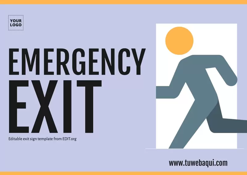 Exit sign Emergency exit Safety Signage, exit transparent background PNG  clipart | HiClipart
