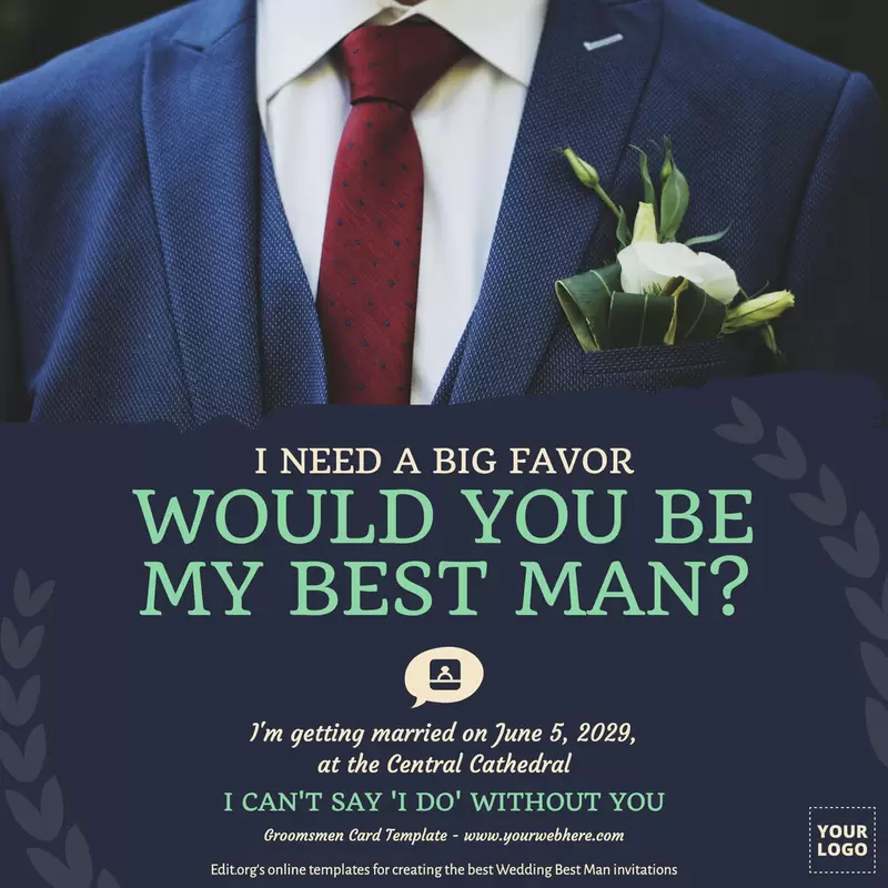Groomsman card ideas to customize online for free