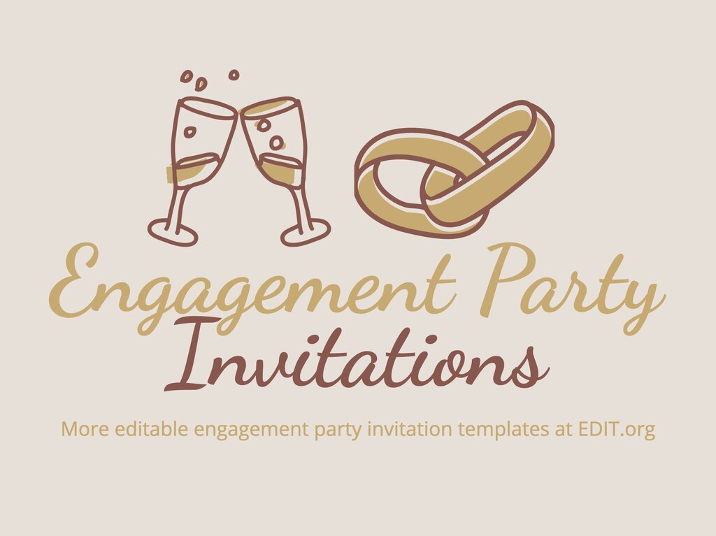 Buy Customisable Engagement Invitation, Indian Engagement Invitation Card, Engagement  Invite Template Design,editable Invitation Templates FIE01 Online in India  - Etsy