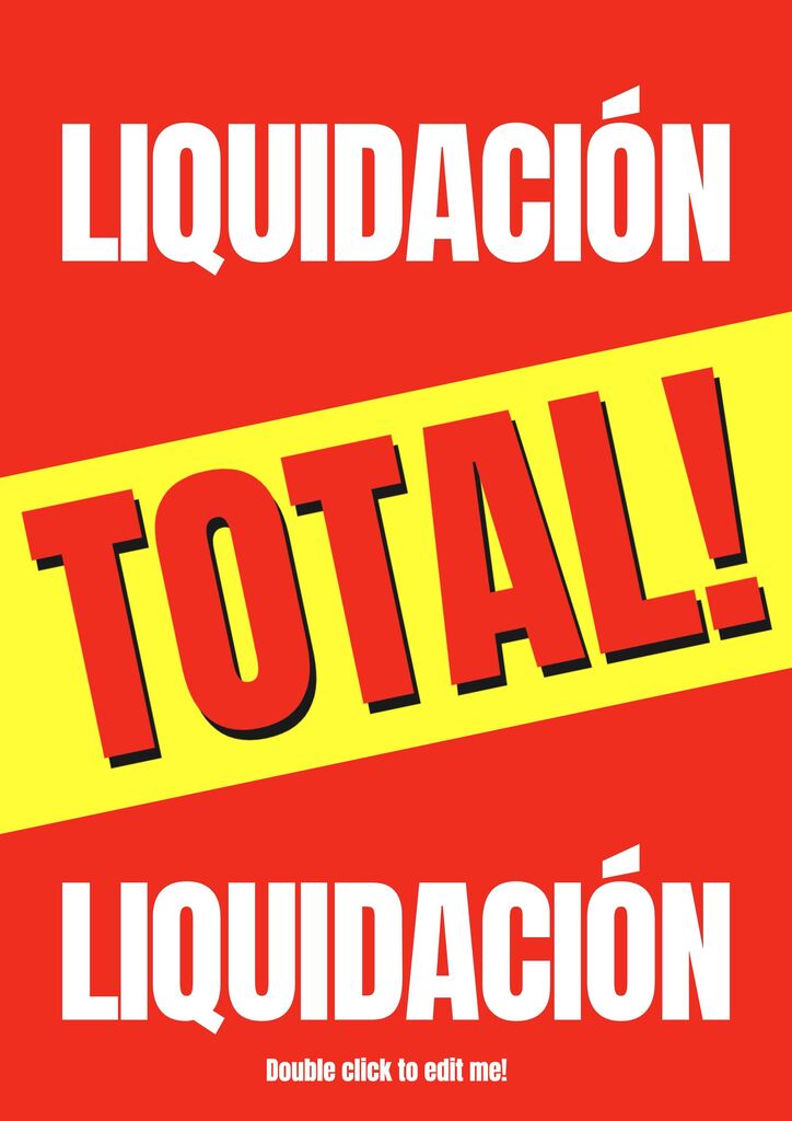 Carteles De Liquidación Para Tu Negocio 2443