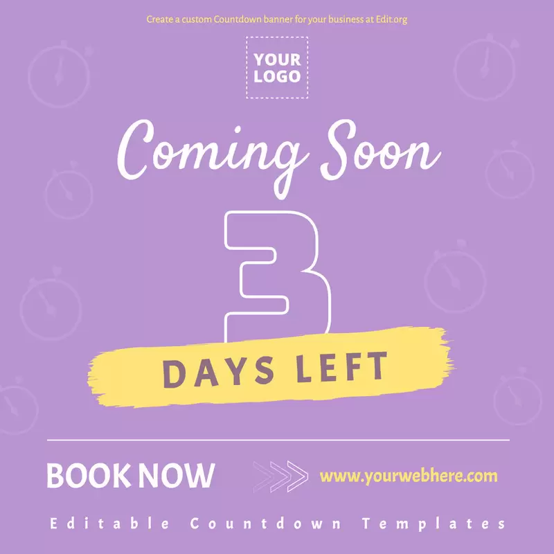 Event Countdown Poster Templates