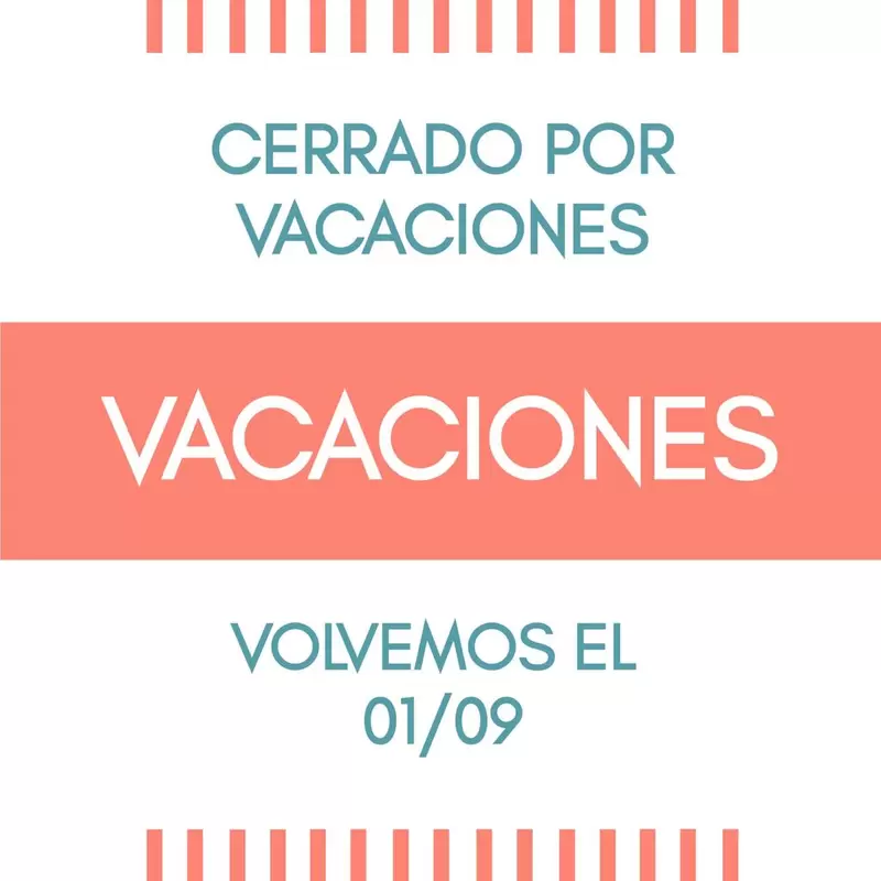 Cartel De Cerrado Por Vacaciones Para Imprimir Elmorroenvios