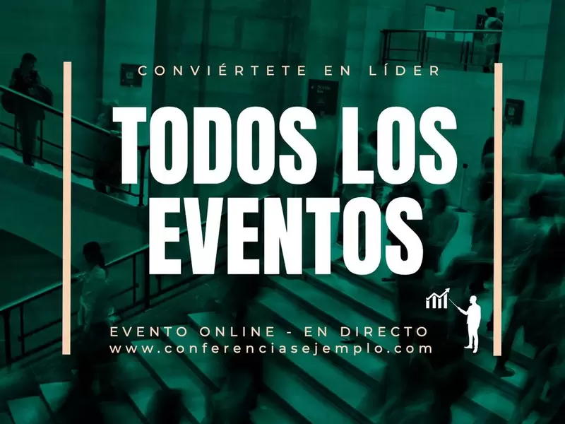Flyer editável para promover eventos on-line