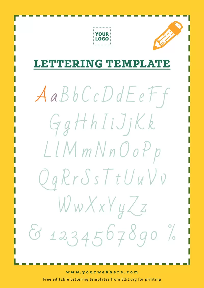 Printable letter and number tracing worksheets
