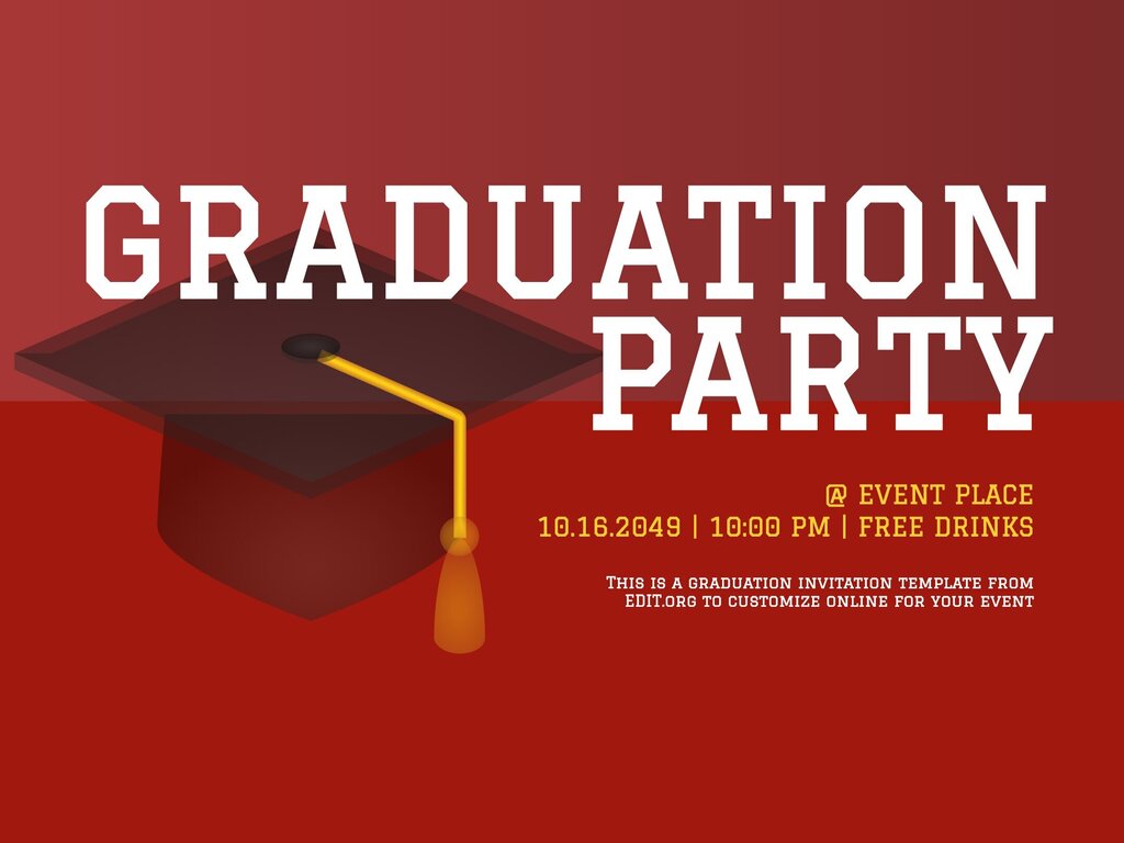 Download Free Customizable Graduation Poster Templates