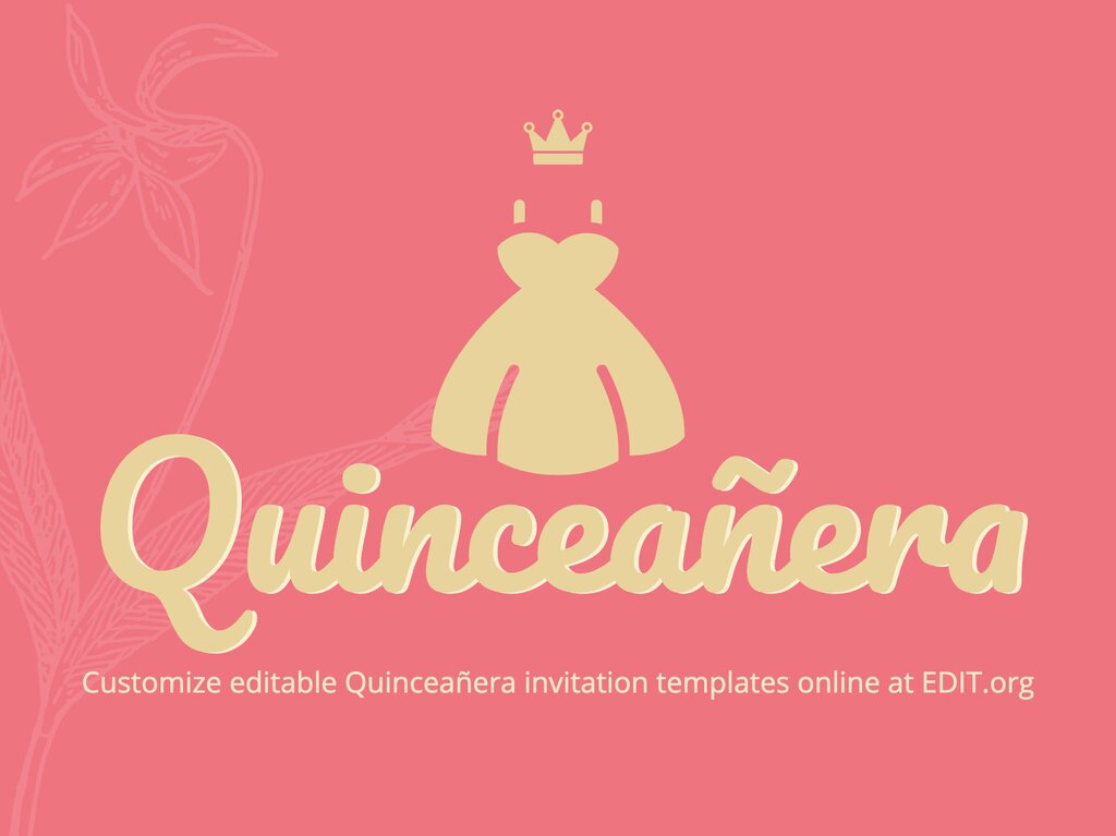 Free Quinceañera Invitation Templates