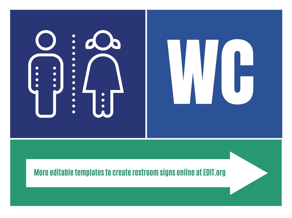 Free Printable Restroom Signs
