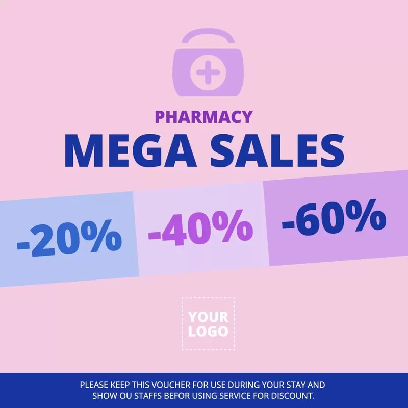 Editable template for pharmacy sales