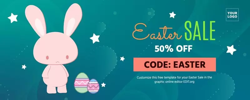 Easter voucher design template to edit online