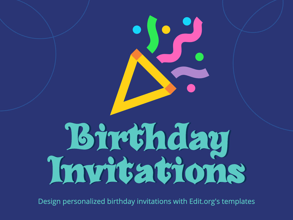birthday invitation card