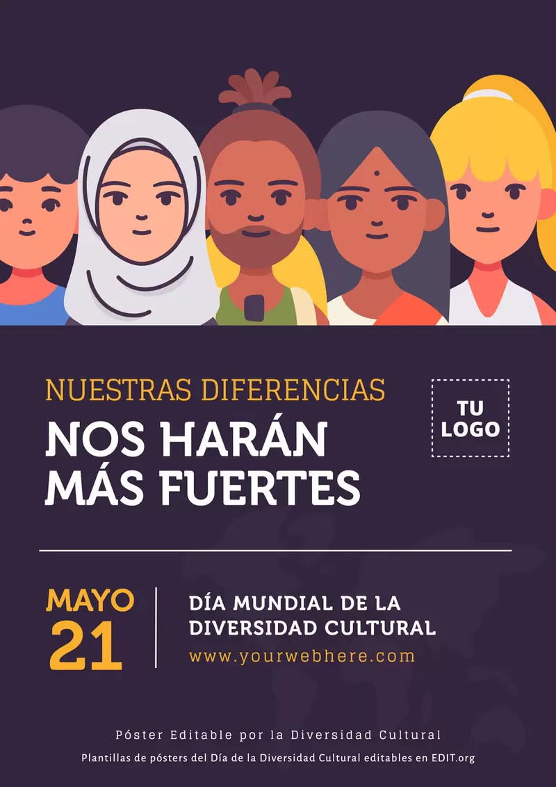 Carteles del Día Mundial por la Diversidad Cultural