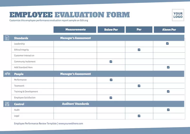Free Printable 90-Day Review [Evaluation] Templates [Word, PDF]