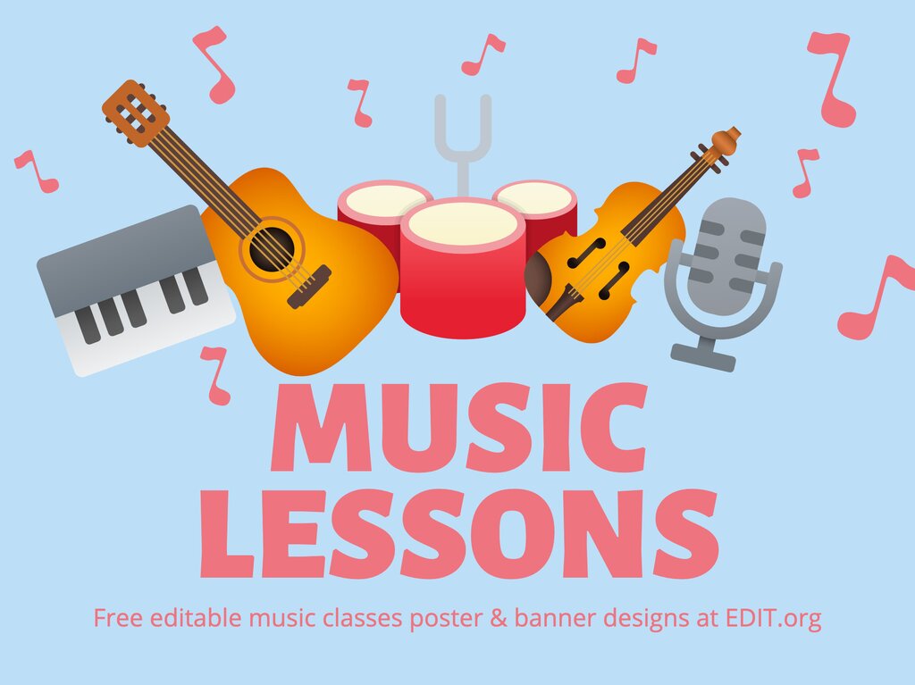 music poster template