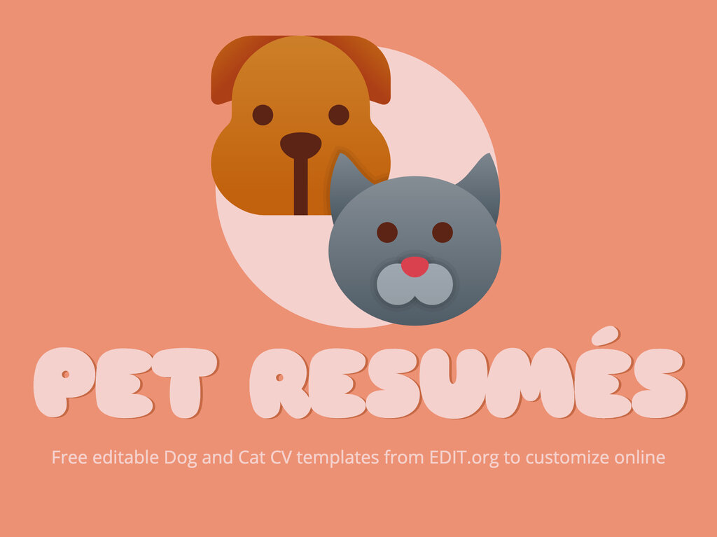 free-editable-pet-resume-templates