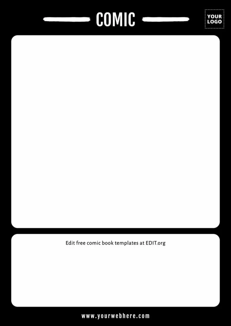 Comic Blank Art Paper For Kids: Blank Comic Book Templates, Write And Draw  Comic Books